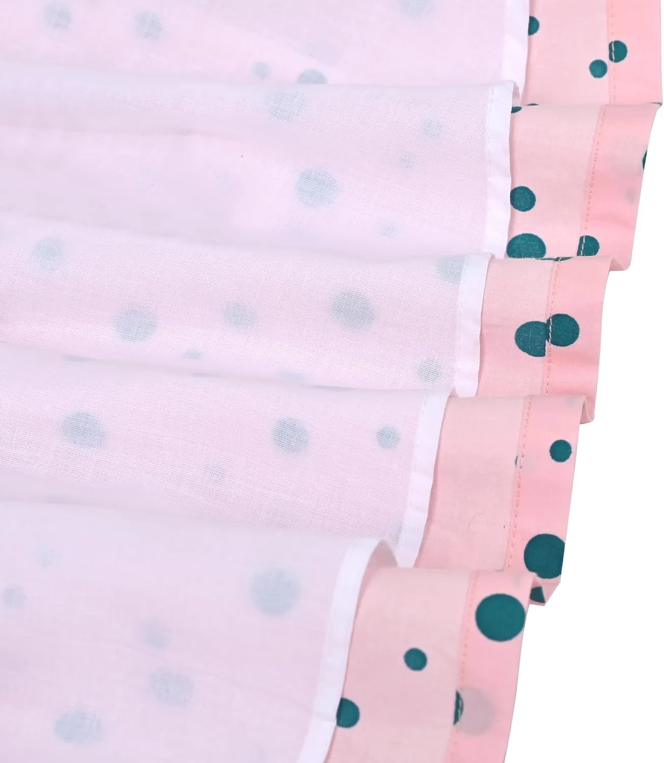 Sunny Fashion Girls Dress Blue Polka Dot Pocket Pleated Summer Sleeveless Cotton