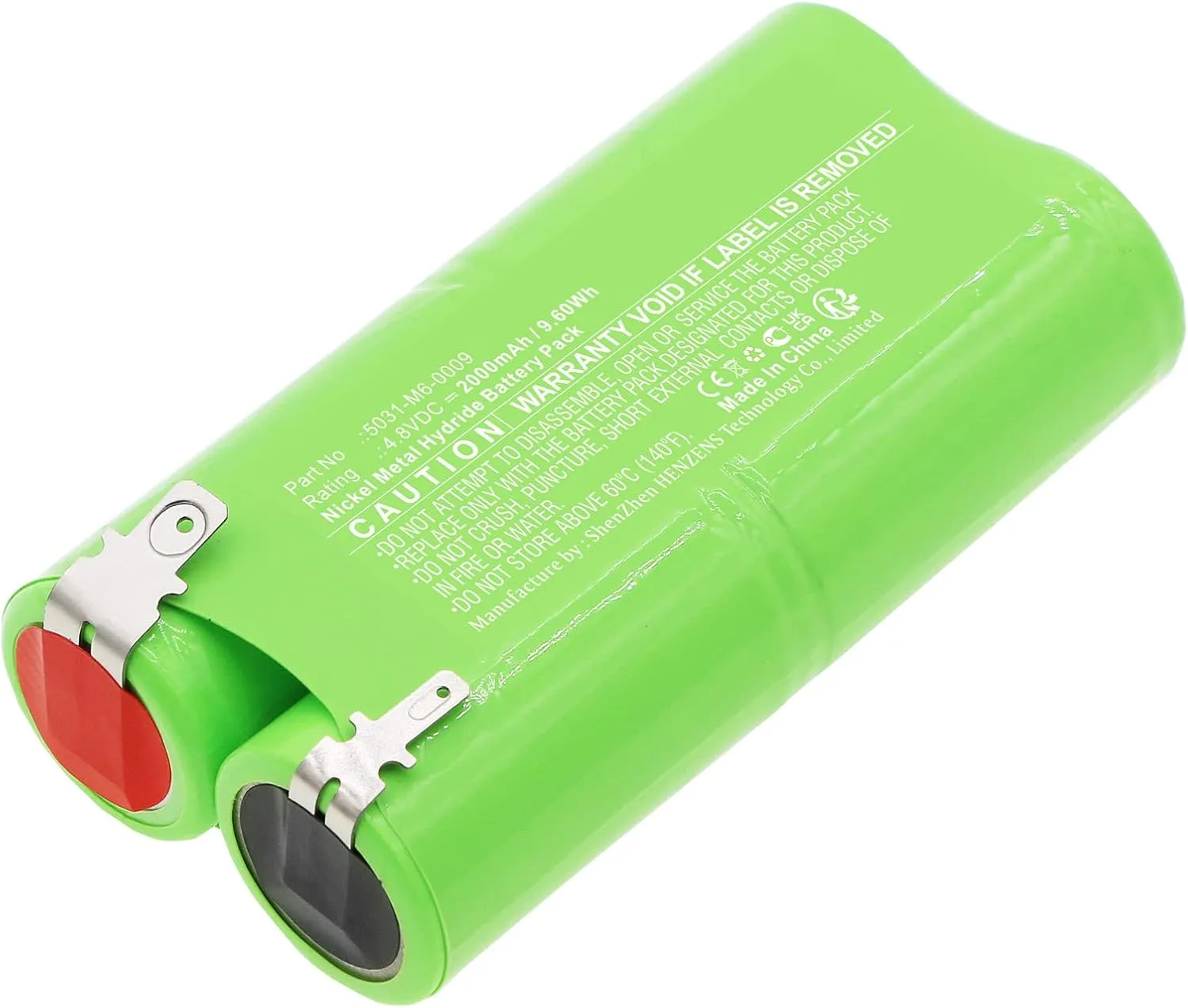 Synergy Digital Gardening Tool Battery, Compatible with Wolf Garten 5031-M6-0009 Gardening Tool Battery (Ni-MH, 4.8V, 2000mAh)