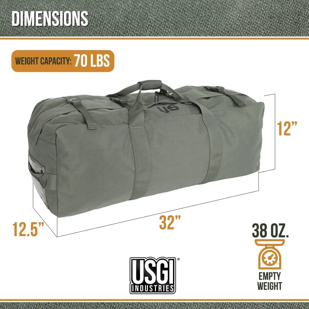 Tactical Military Deployment Sport Luggage Duffel Bag | Perfect for Camping, Hiking, Traveling, Stealth, Survival