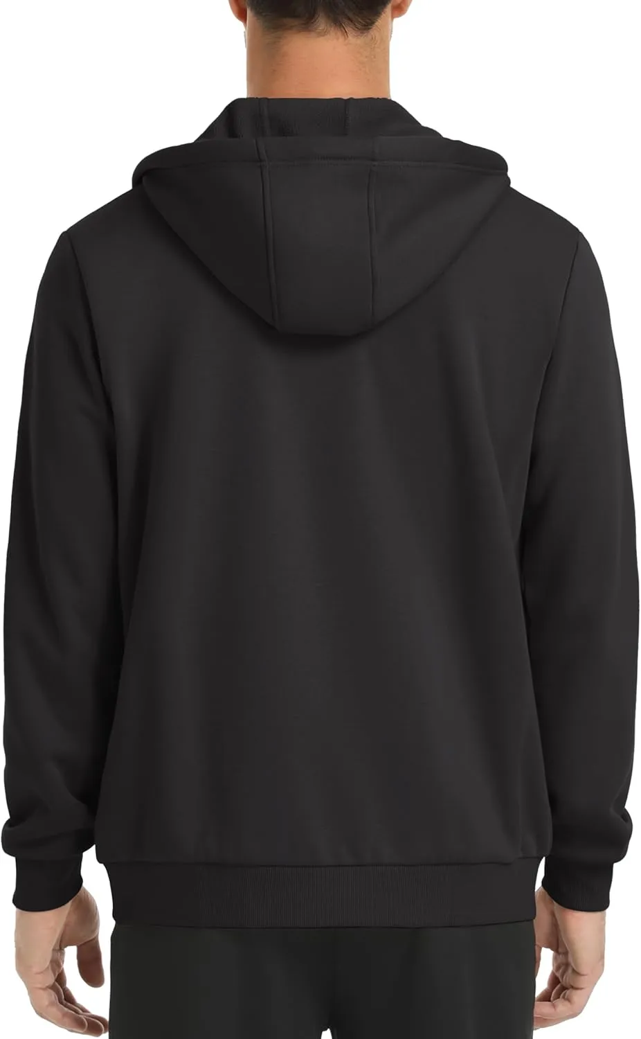 TACVASEN Mens Zip Up Hoodie Fleece Lined Hoodie Jacket Men Full Zip Sweatshirts Outdoor Thermal Athletic Hoodies