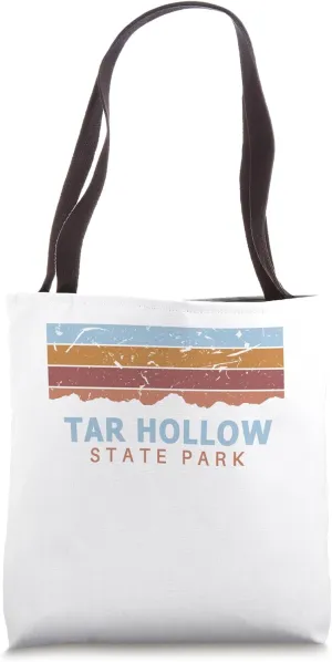 Tar Hollow State Park Ohio Retro Cool Tote Bag
