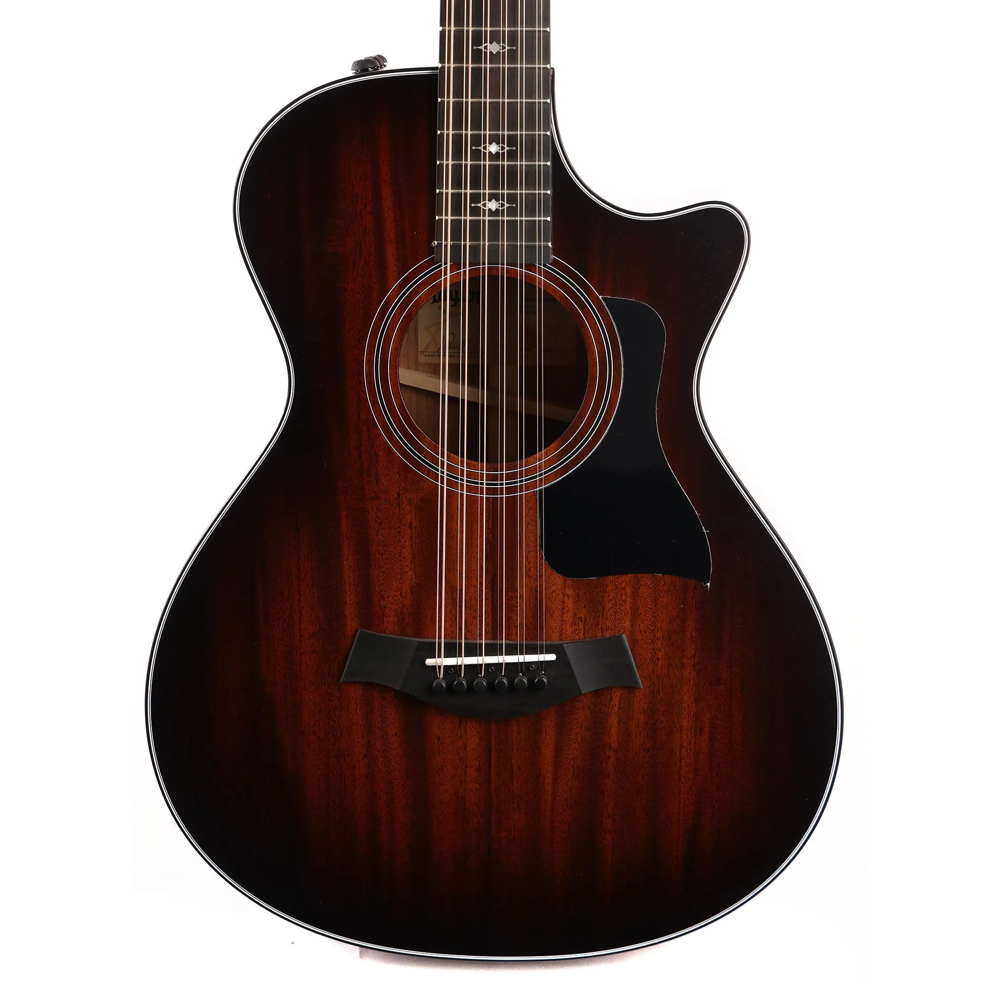 Taylor 362ce 12-Fret V-Class Grand Concert Acoustic-Electric Shaded Edgeburst 2022