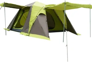 Tent Canopy 2-4 People UV Protection Waterproof Awning Camping Automatic Pop-up Tent, Garden/Camping/Fishing/Beach