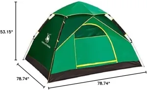 Tent for Camping Instant Cabin Tent for Camping 3-4 People Camping Rain Tents for Picnic Field Survival Waterproof Fishing Home Camping Tents Outdoor Camping Adventure Winter Fishing Tent