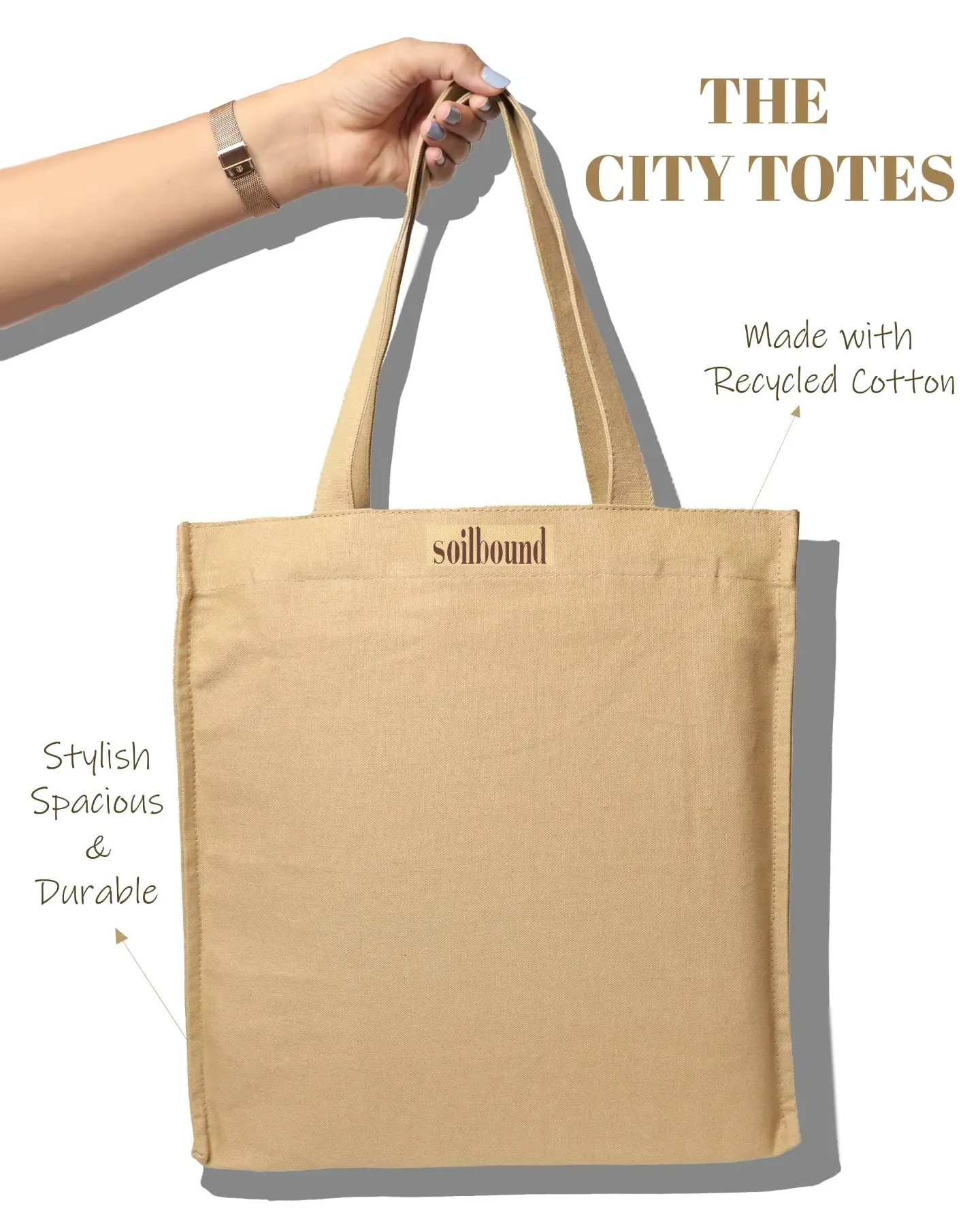 The City Totes - Beige