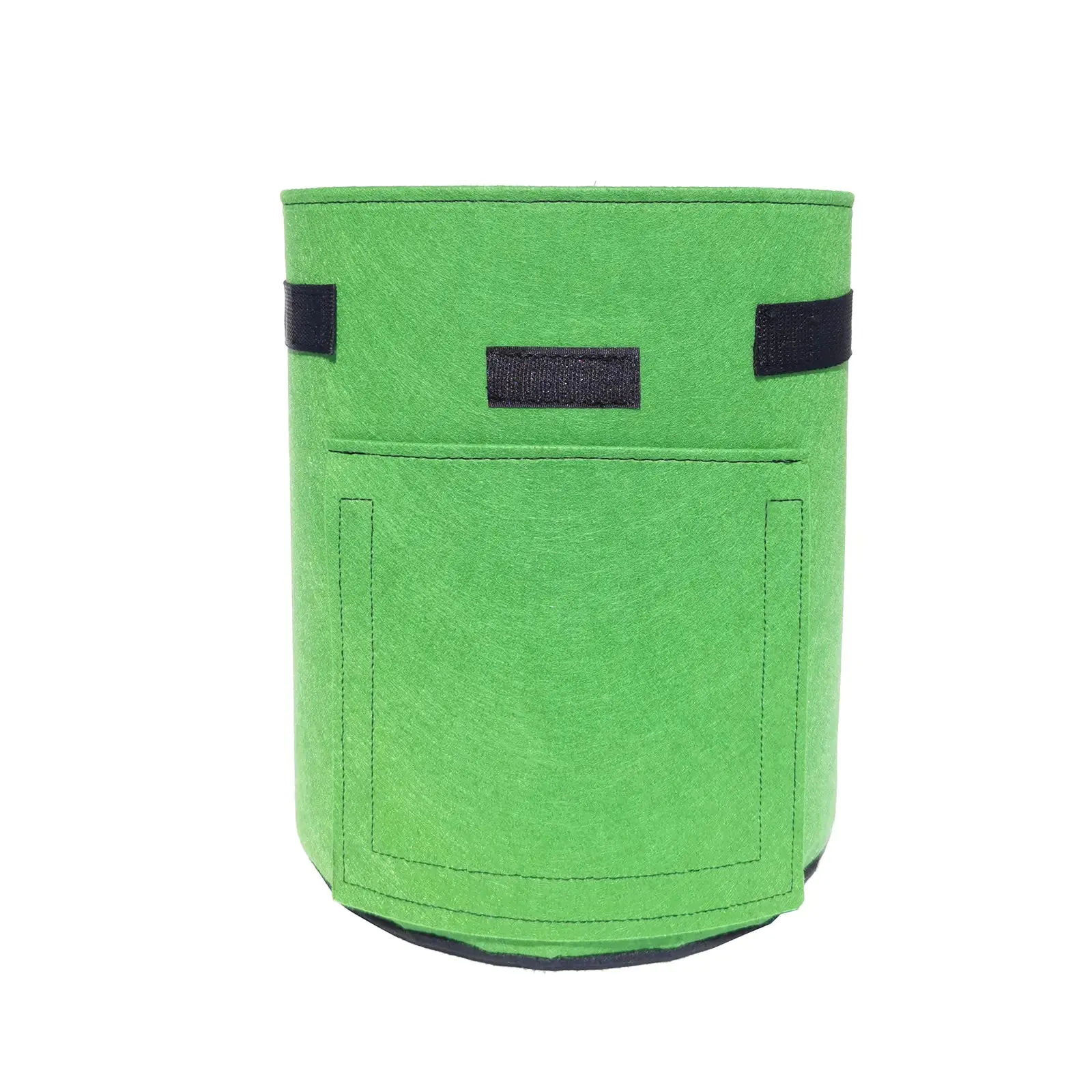Thick Green Felt Planting Bags with Windows for Potatoes