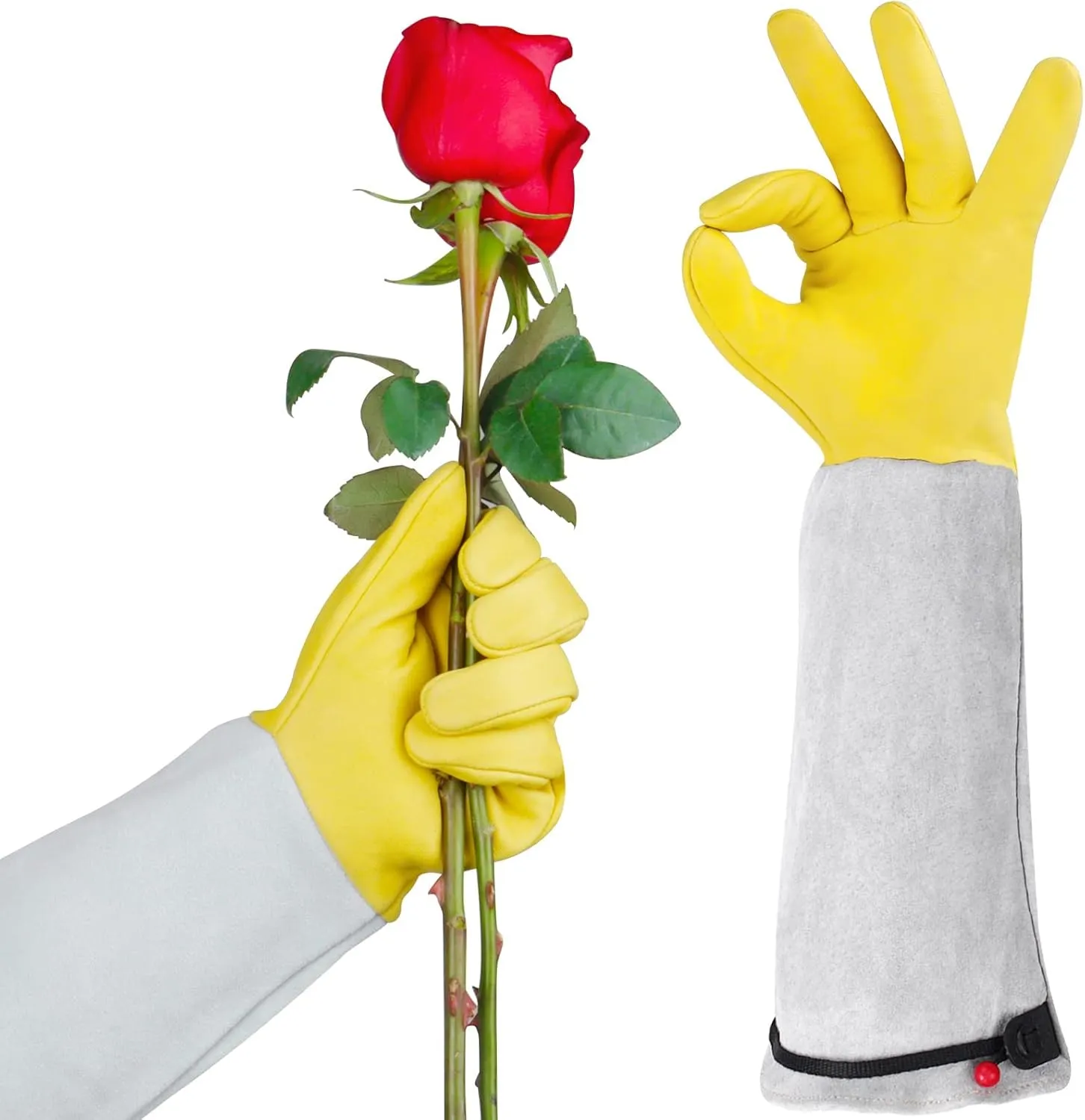 Thorn-Proof Goatskin Gardening Gloves for Ultimate Protection