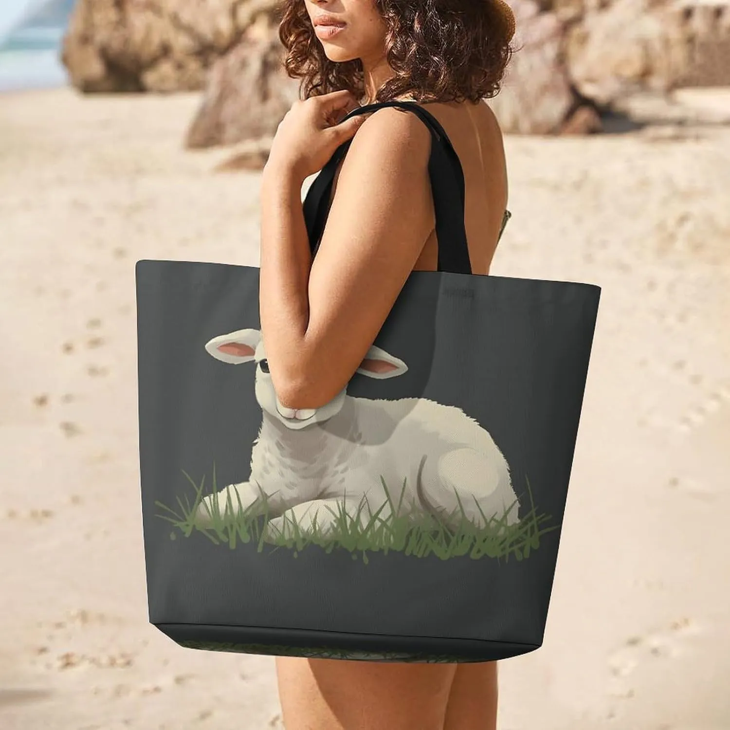 Tote Bag for Women Large Capacity Tote Bags Hearts And Stars Handbag Crossbody Bag Shopping Bags Shoulder Bag