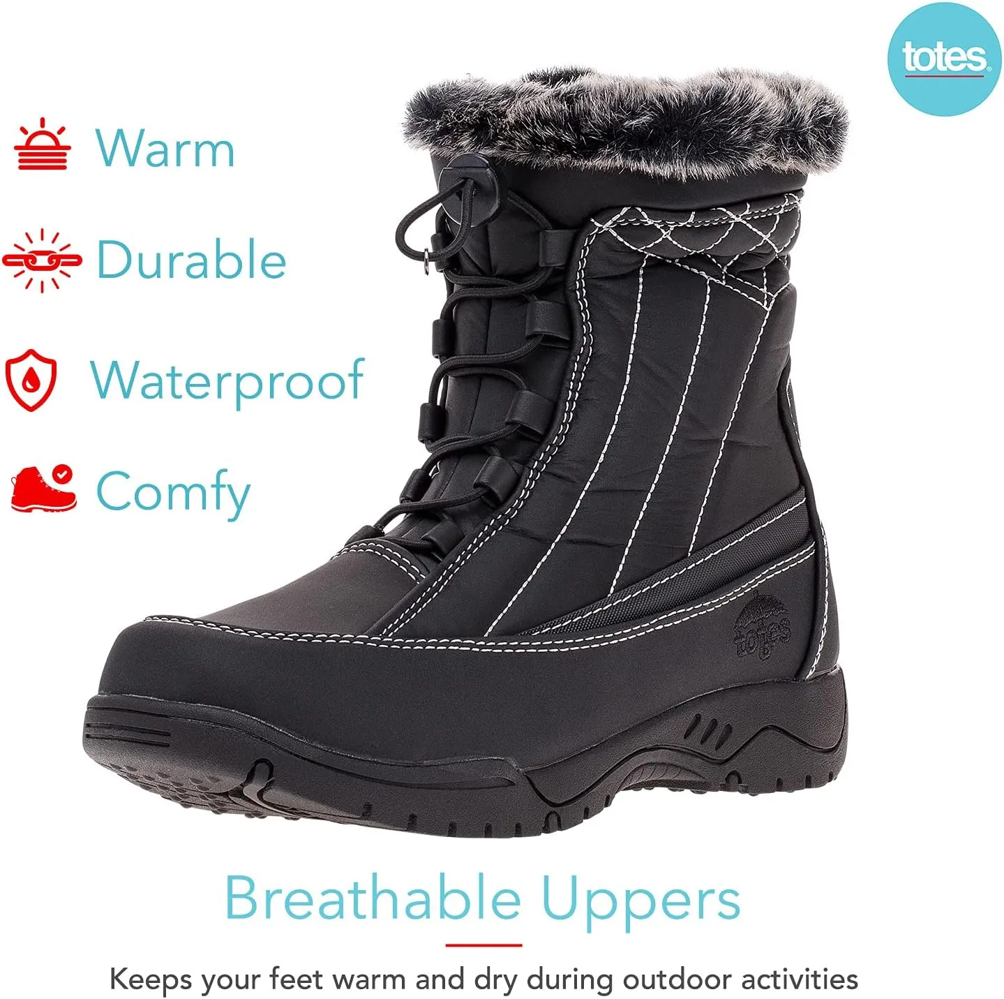 totes Women's Barbara Snow Boot