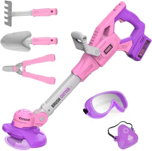 Toy Trimmer for Kids - Power Weed Eater Construction Tool Set, Outdoor Toy Gardening Lawn Equipment with Lights and Sounds, Educational Tool Gift for Boys, and Girls Ages 3 