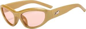 Trend Sunglasses Women Men Fashion Vintage Luxury Punk Outdoors Sports Cycling Sunglasses Uv400