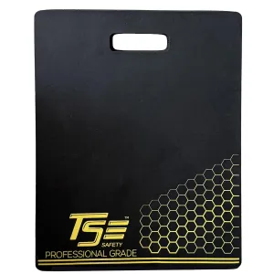 True Flex Protective Kneeling Pad, Premium Quality Neoprene Pad, Heavy Duty Stabilization, Easy to Carry Handle, Comfortable Ergonomic Design Kneeling Mat by TSE Safety,Black 14 inches x 18 inches