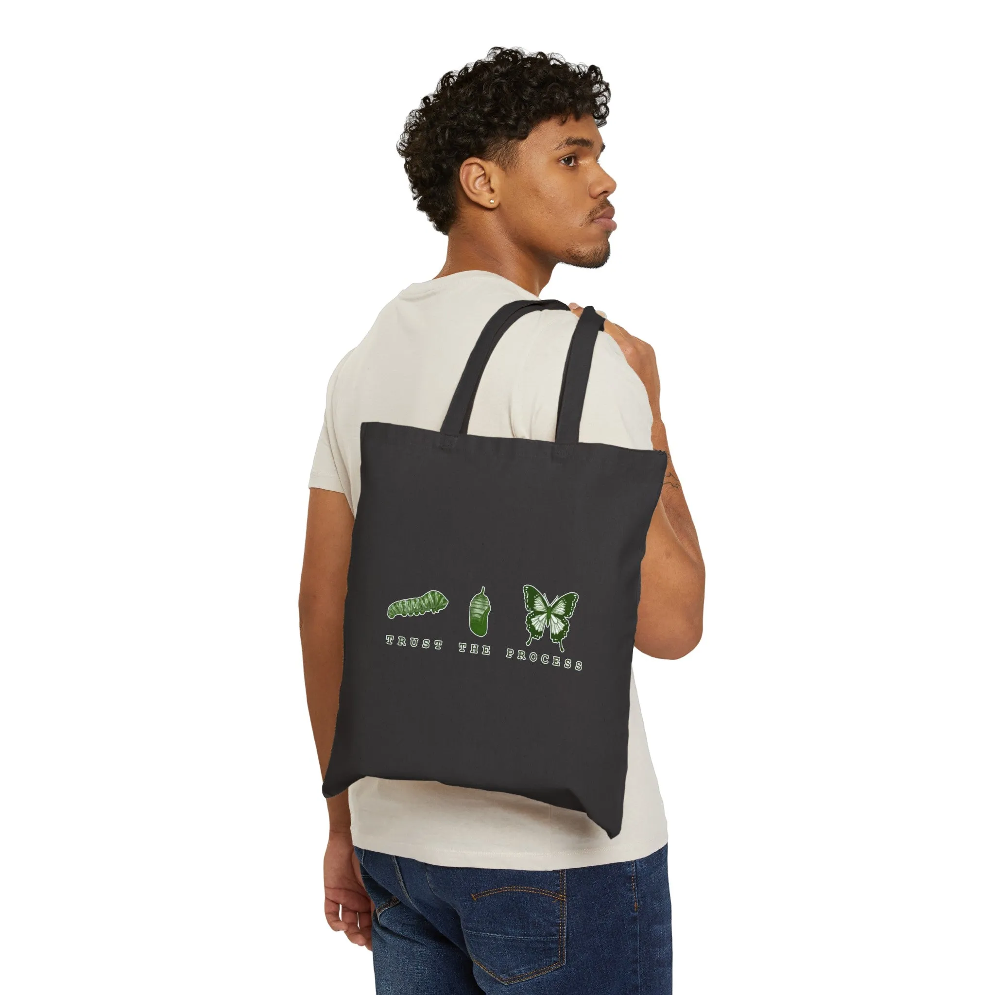 Trust The Process Cotton Canvas Tote Bag