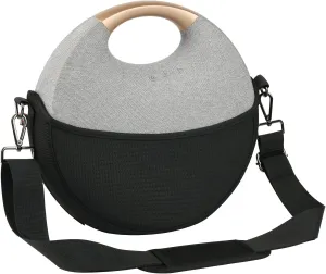 TXEsign Travel Carrying Cover Case for Harman Kardon Onyx Studio 6 Speaker, Soft Mesh Case Speaker Carrying Bag Cover with Adjustable Shoulder Strap (Black)