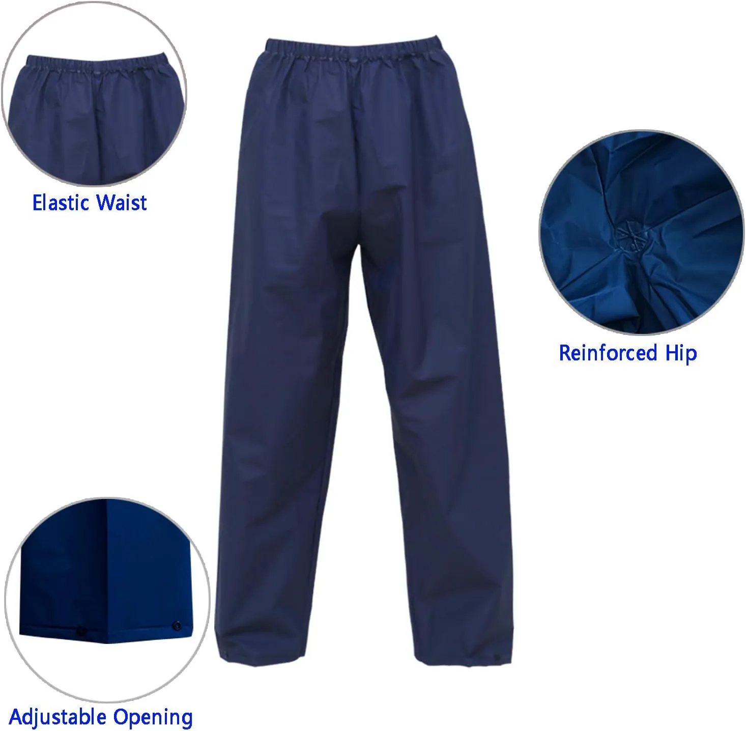 Ultra-Lite Rain Suit for Men Women Waterproof Protective Rain Coat with Pants 2 Pieces Rain Gear