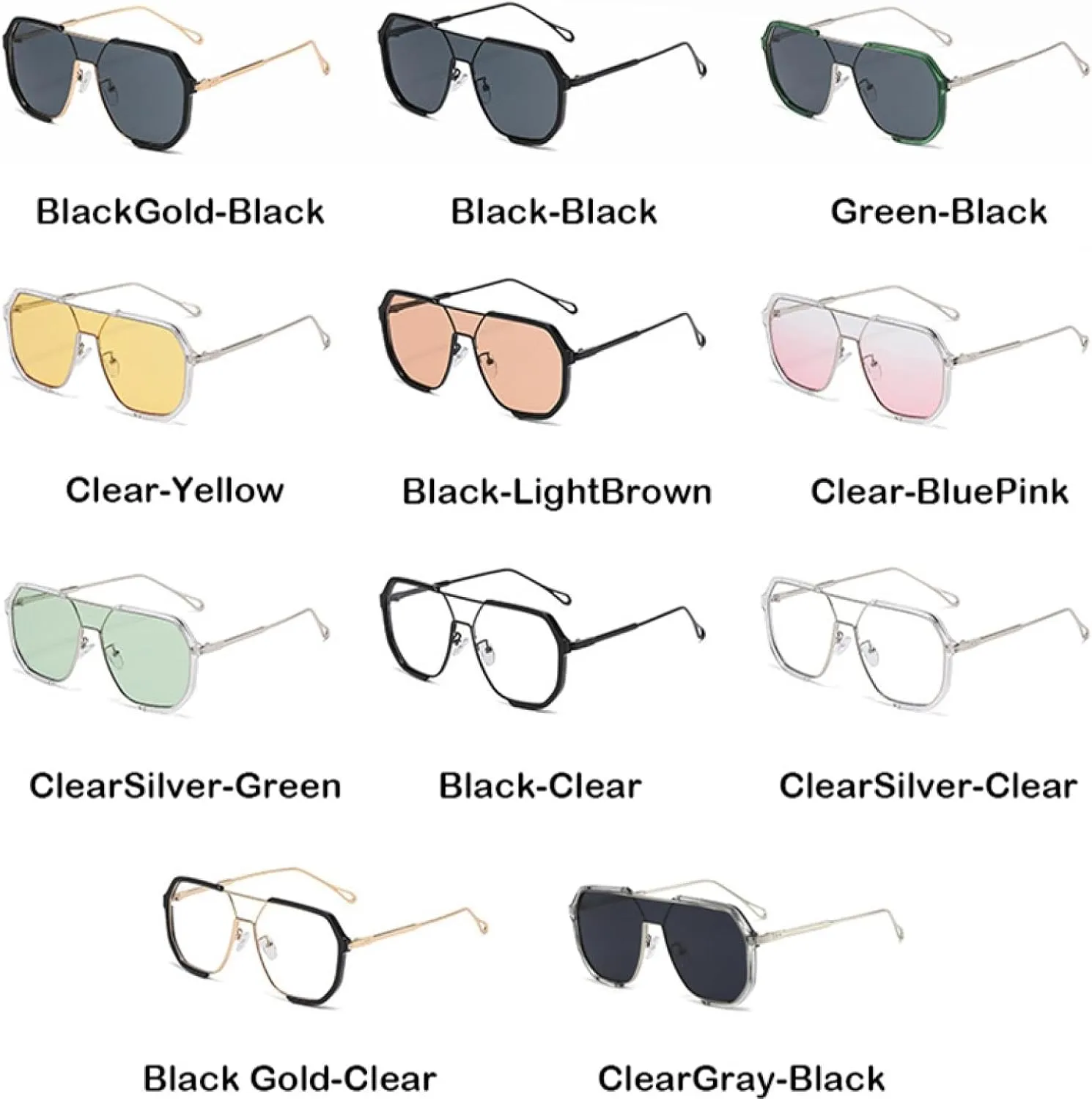 Unique One Piece Sunglasses Women Metal Frame Luxury Sunglasses for Men Uv400 Shades Punk