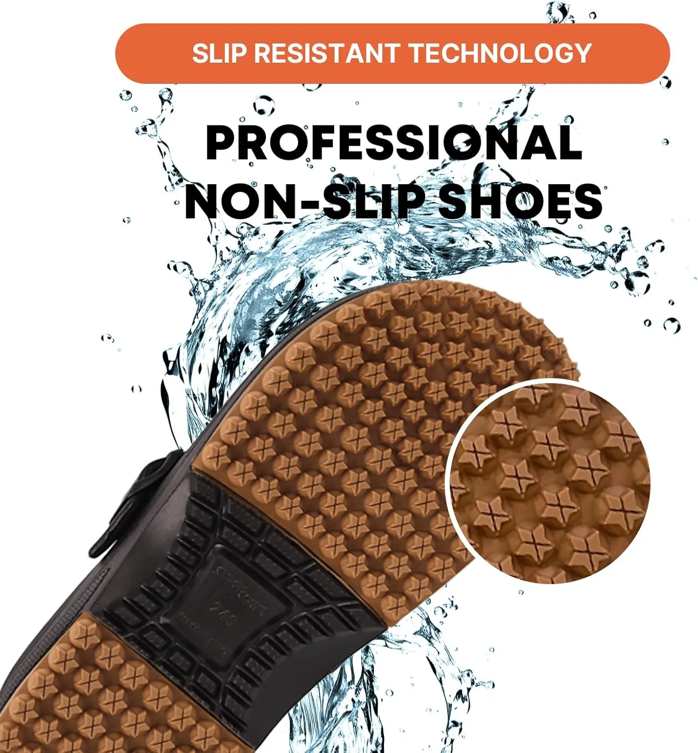 Unisex-Adult Clogs, Slip Resistant Work Shoes with Recovery Insoles for Food Service, Garden, or Nursing