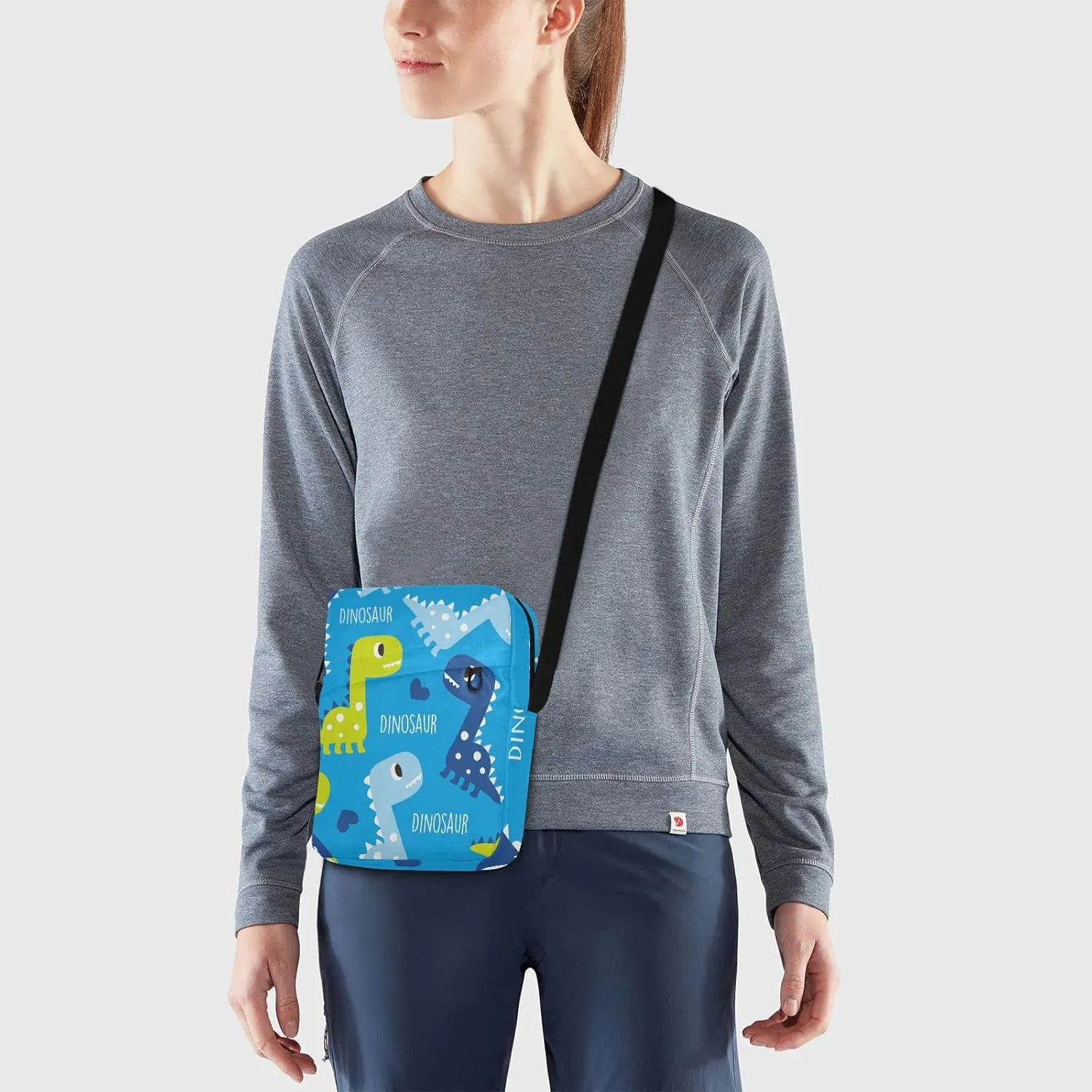 Unisex Crossbody Bag, Animal Pattern Durable Sling Side Shoulder bags for men women, One Size