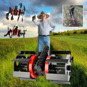 Universal Precision Alloy Lawn mower Accessories - Loosening Wheel Deep Plowing Trenching Cutter