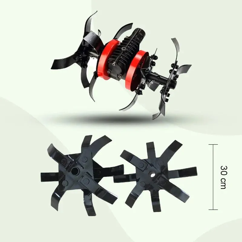 Universal Precision Alloy Lawn mower Accessories - Loosening Wheel Deep Plowing Trenching Cutter