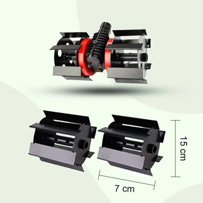 Universal Precision Alloy Lawn mower Accessories - Loosening Wheel Deep Plowing Trenching Cutter
