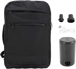 Vacuum Backpack, 55L Expandable Travel Backpack, Vacuum Compression Bag with Air Pump, Water Proof Personal Item Carry on Backpacks for 17.3in Laptop, Business, College, Camping