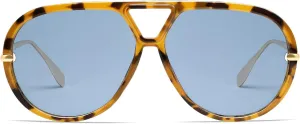 VANLINKER Trendy Polarized Aviator Sunglasses for Women Men Retro Oversized Round Sunglasses Vintage Shield Shades VL9798