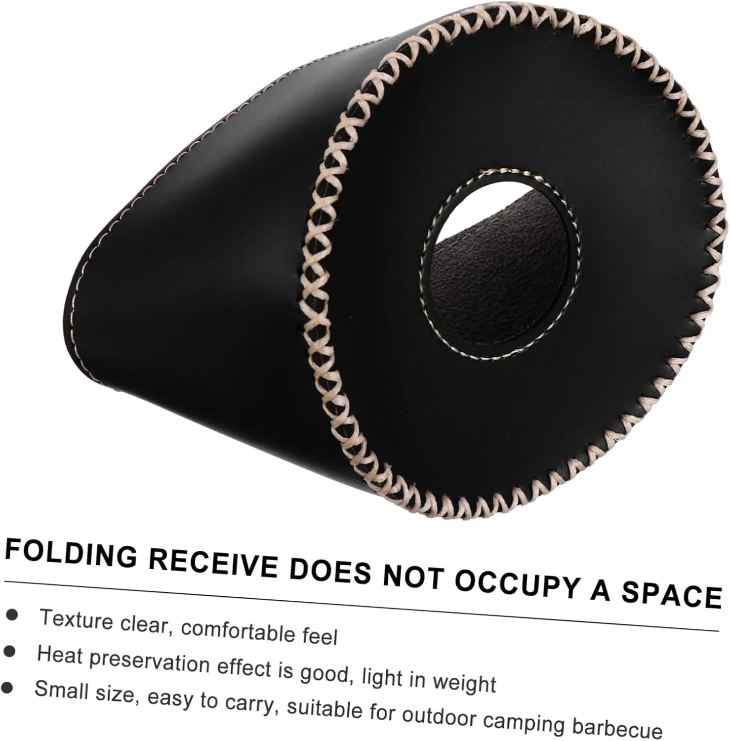 VANZACK Gas Canister Protector Cover Leather Protective Case for Camping Gas Tanks Breathable Wear-Resistant Pu Leather Insulation Impact for Outdoor Cooking Supplies