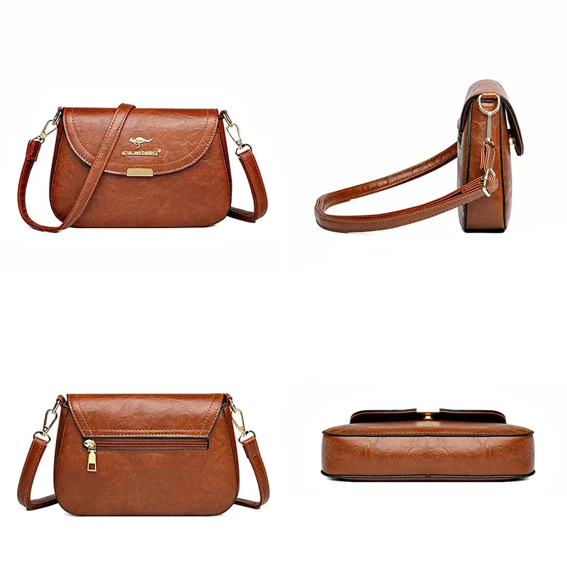 Vegan Leather Crossbody Bag – Elegant for Women