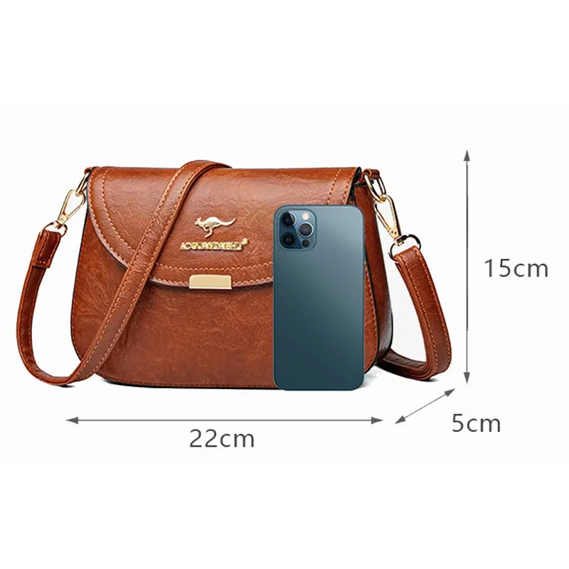 Vegan Leather Crossbody Bag – Elegant for Women
