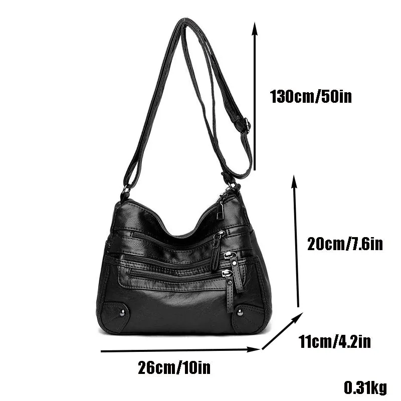 Vegan Leather Crossbody Bag – Stylish & Functional Handbag for Women