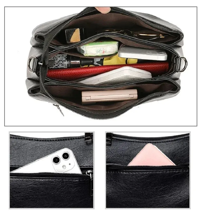 Vegan Leather Crossbody Bag – Stylish & Versatile Handbag for Women