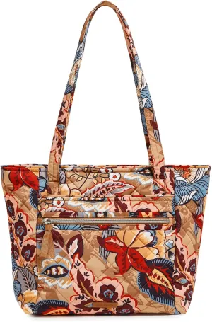 Vera Bradley Performance Twill Small Vera Tote Bag, Botanical Beauty
