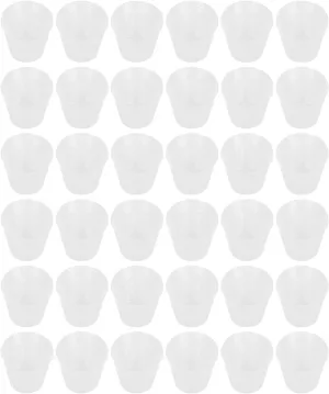 VICASKY 36Pcs Durable Transparent Plant Nutrition Cups Gardening Nursery Pots for for Herbs Flowers and Plants Easy Root Observation