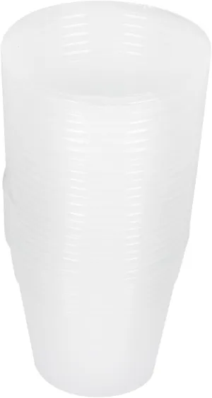 VICASKY 36Pcs Transparent Nutrient Cups for Planting Durable Seedling Pots for Succulents Cuttings and Transplanting for Indoor and Outdoor Container Gardening