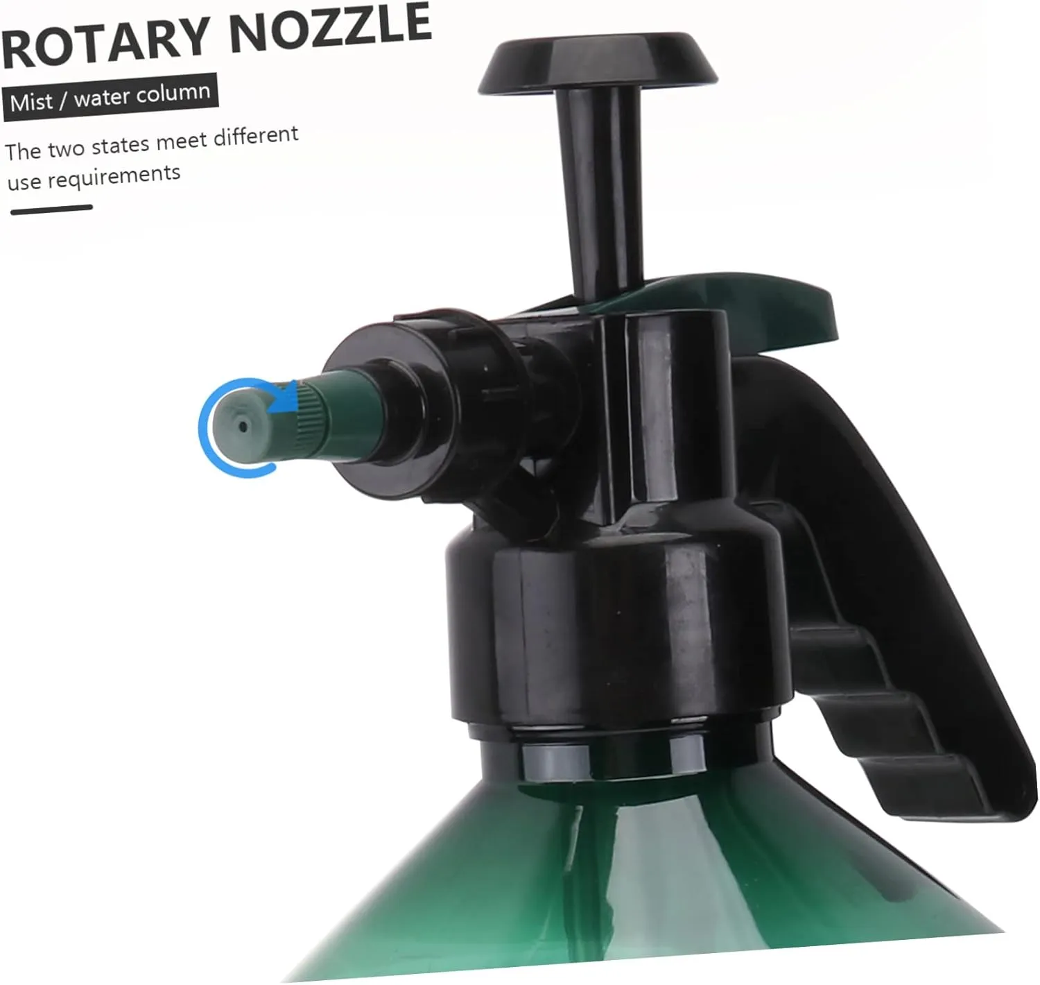 VICASKY Pressure Sprayer Portable Air Watering Can Rotating Head 2 Modes Waterproof for Garden Lawn Planting