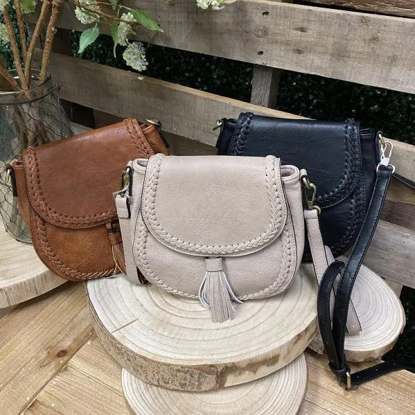 Vintage Belt Leather Crossbody Bags