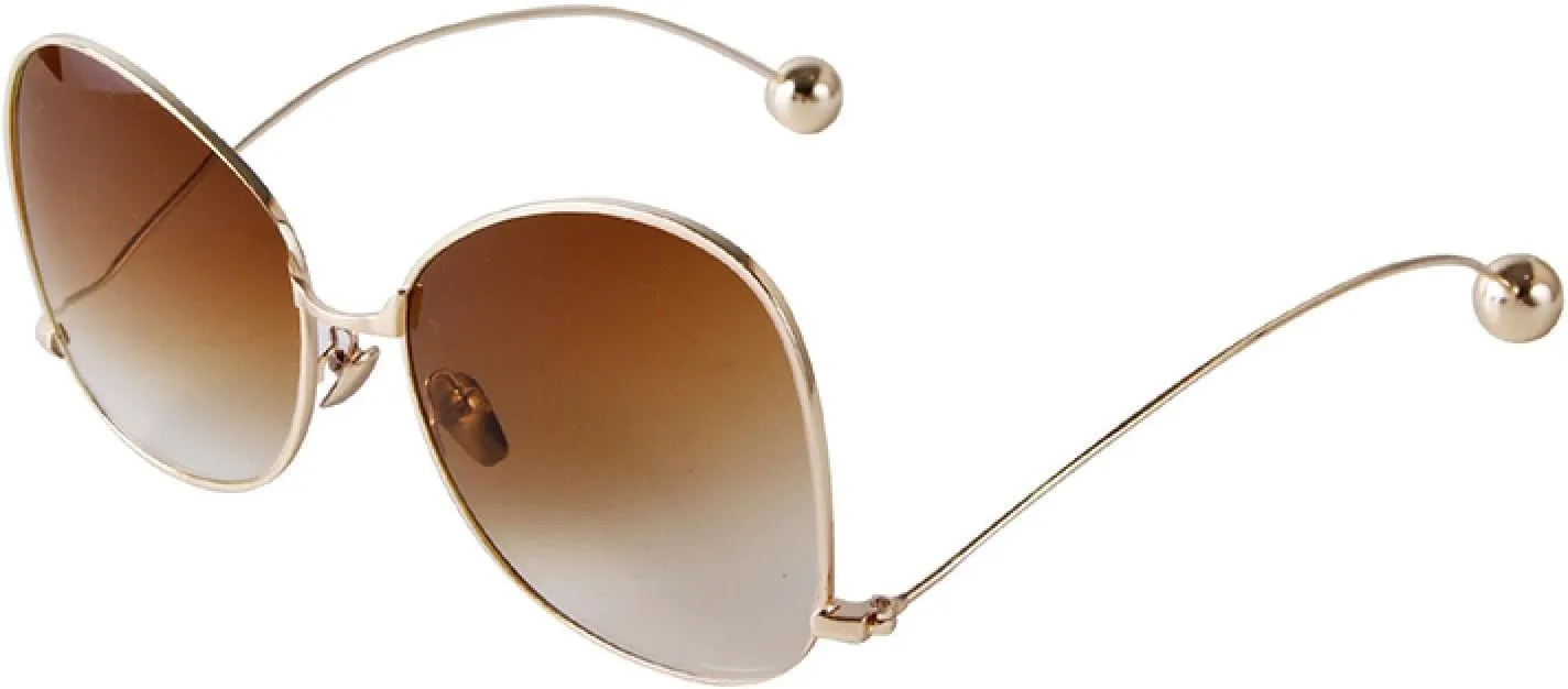 Vintage Irregular Sunglasses Women Luxury Blue Fashion Gradient Glasses