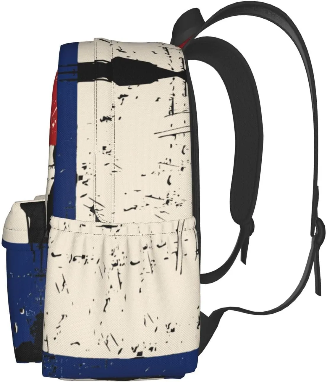 Vintage Netherlands Holland Flag Large Travel Backpack Casual Backpacks Laptop Daypack Working Rucksack Lightweight Back Pack Sports Bag with Adjustable Shoulder Strap