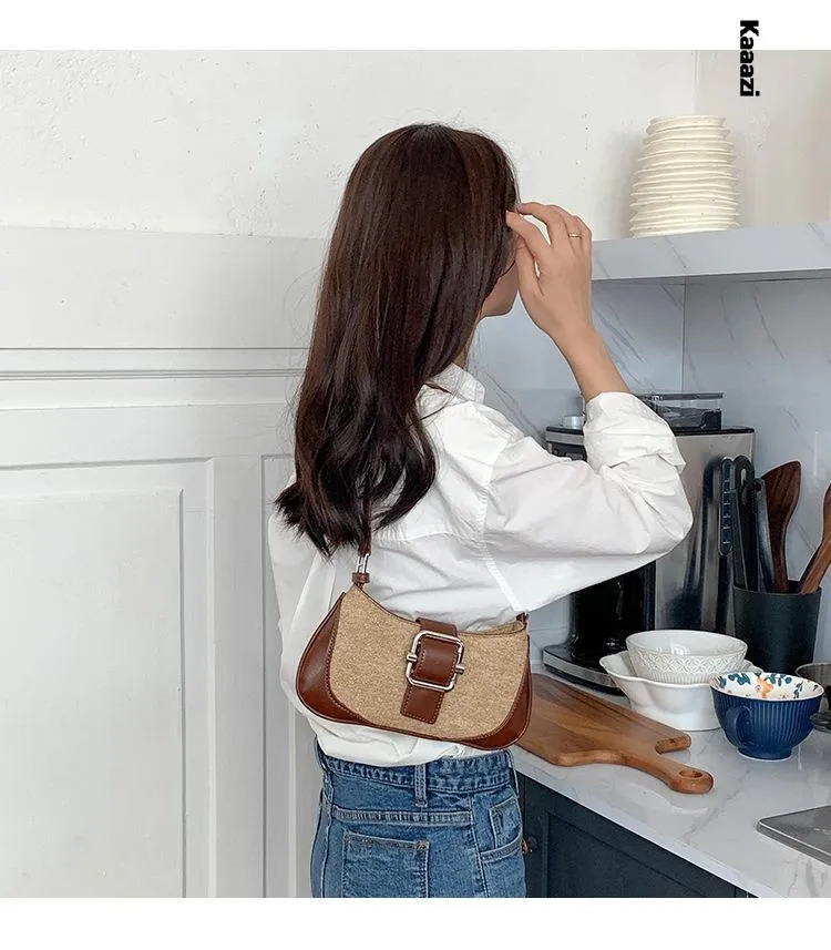 Vintage Underarm Leather Handbags