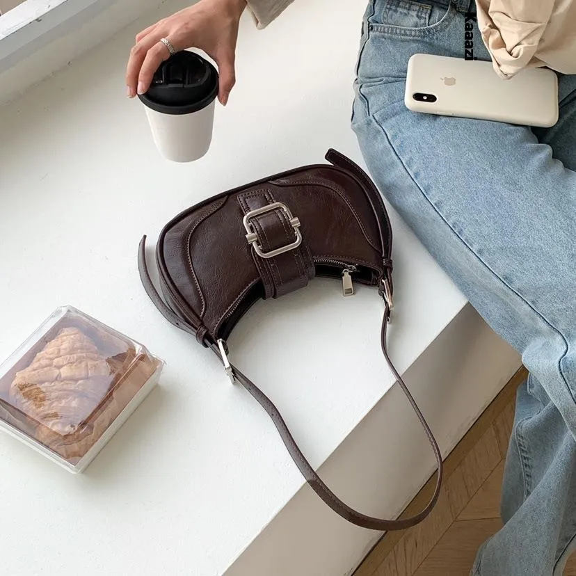 Vintage Underarm Leather Handbags