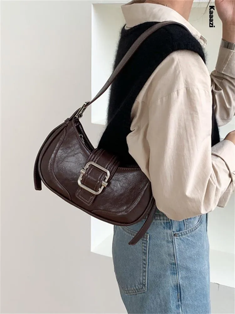 Vintage Underarm Leather Handbags