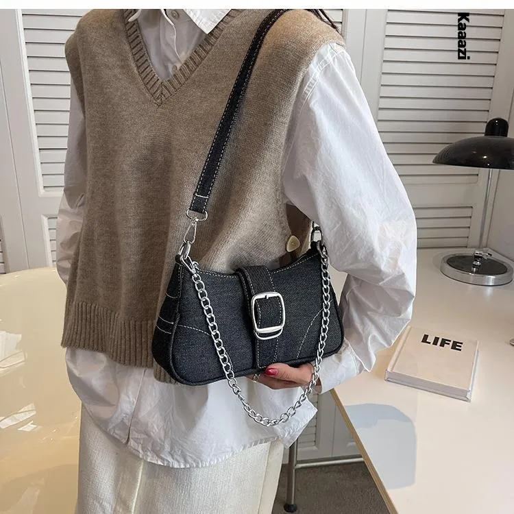 Vintage Underarm Leather Handbags