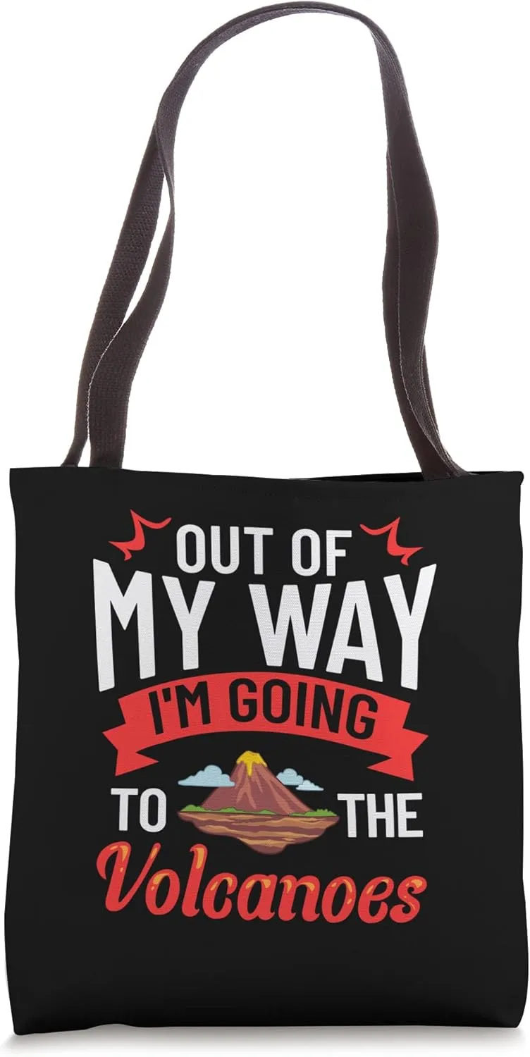 Volcano Eruption Volcanoes National Park Activity Tote Bag