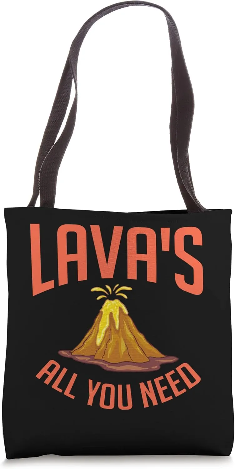 Volcano Eruption Volcanoes National Park Activity Tote Bag