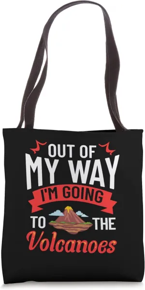Volcano Eruption Volcanoes National Park Activity Tote Bag