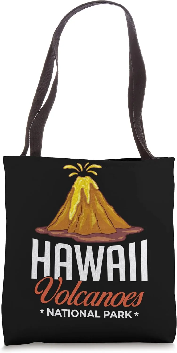 Volcano Eruption Volcanoes National Park Activity Tote Bag