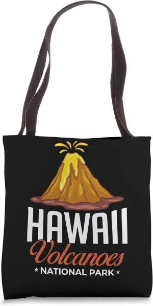 Volcano Eruption Volcanoes National Park Activity Tote Bag
