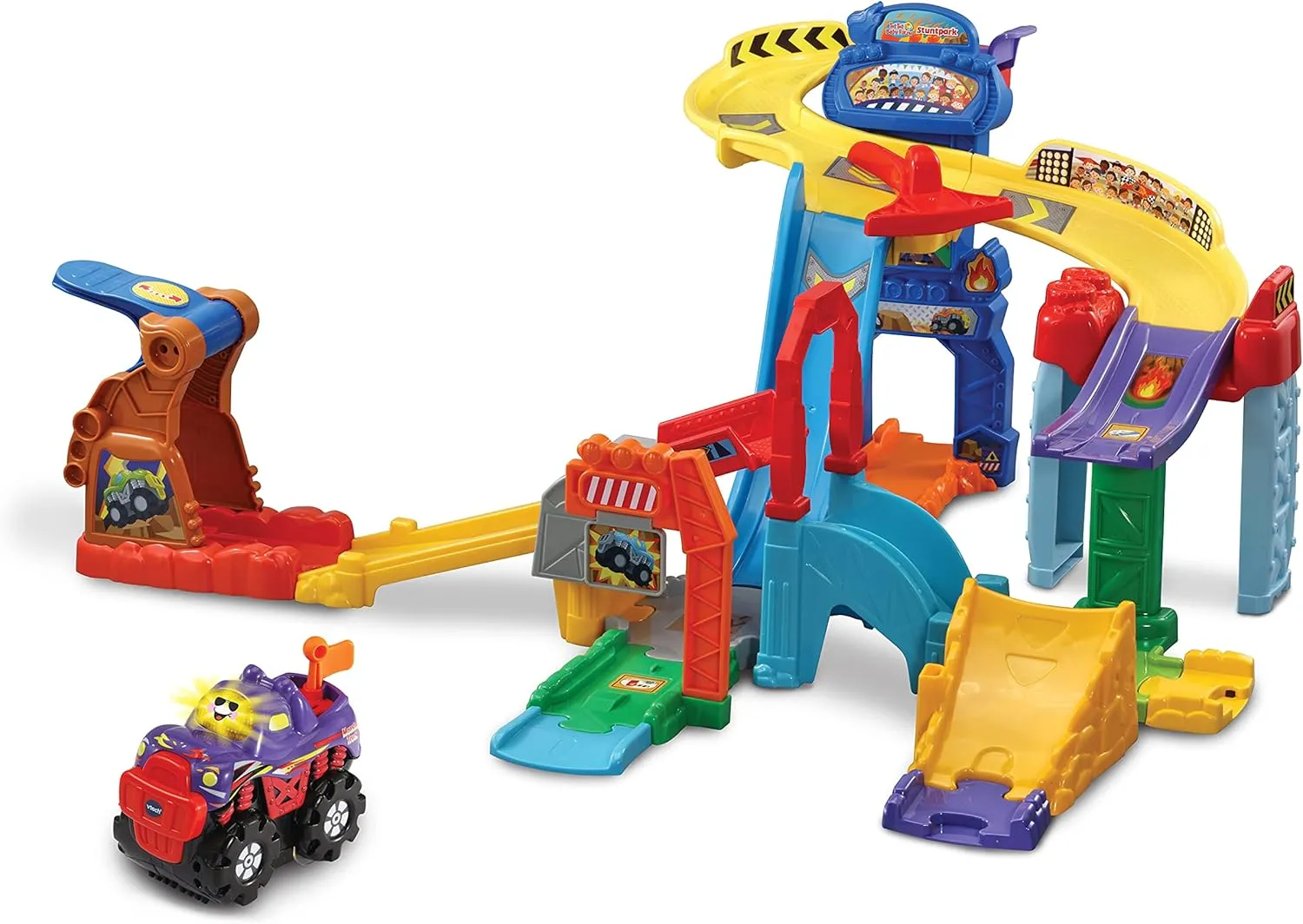 Vtech 80-540504 TUT Baby Speedster Stunt Park Toy Vehicle, Multi-Coloured