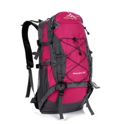 waterproof outdoor bag 40L outdoor climbing hiking day pack travel camping backpack tactical hiking rucksack sports bag